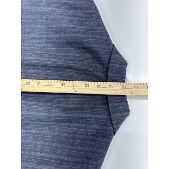 Anderson Little Mens Suit Coat Size Unknown Gray Pinstripe Two Button Up - Picture 12 of 13